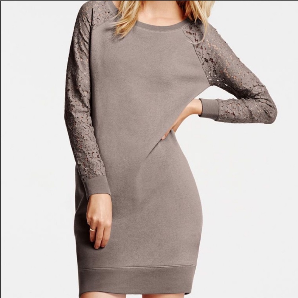 Victoria’s Secret “supermodel” sweatshirt dress
